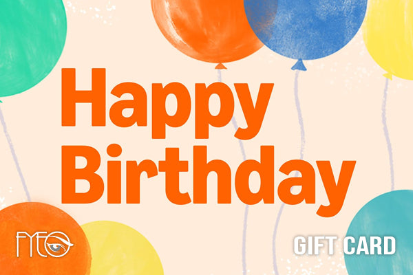 Happy Birthday - Balloons Gift Card